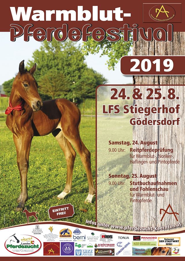 Plakat Pferdefestival 2019
