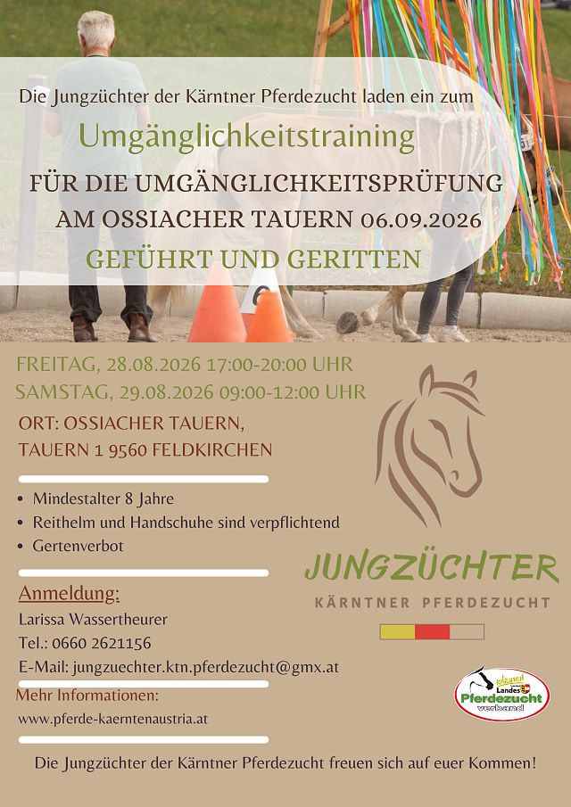 Umgänglichkeitstraining 2026