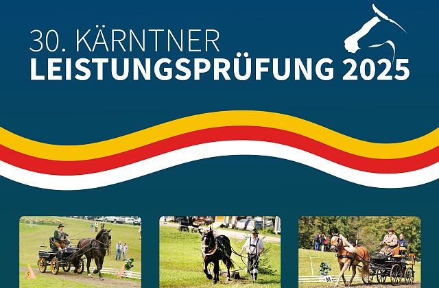 30. Kärntner Leistungsprüfung für Noriker und Haflinger